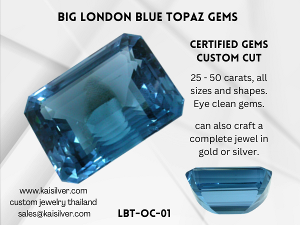 big gems natural blue topaz all shapes and sizes