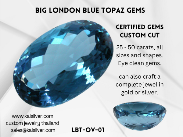 big gemstones blue topaz