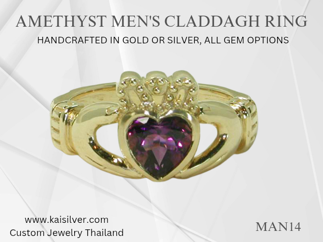 custom claddagh ring from Kaisilver