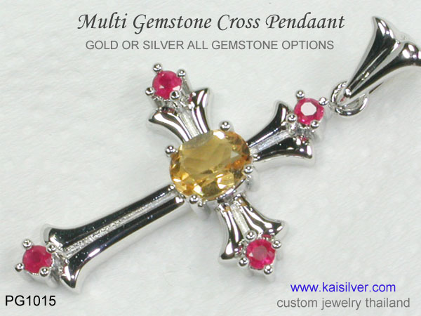 custom cross pendant